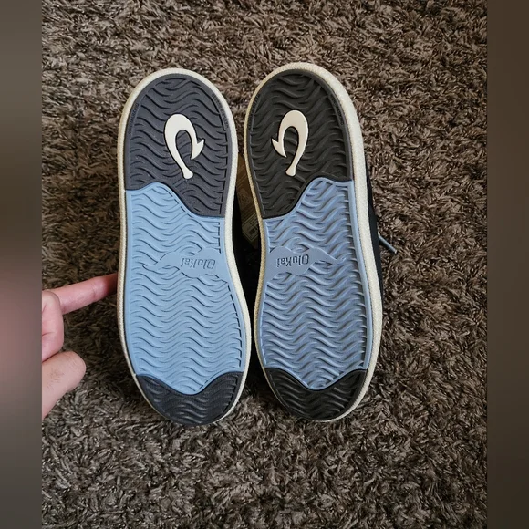 NWT Olukai Mahiki Black Sherpa Lined Slipper Women's 9 - Picture 7 of 7